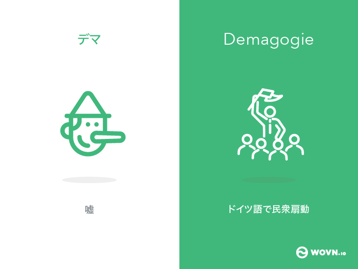 カタカナenglish デマ Demagogie Wovn Io Blog